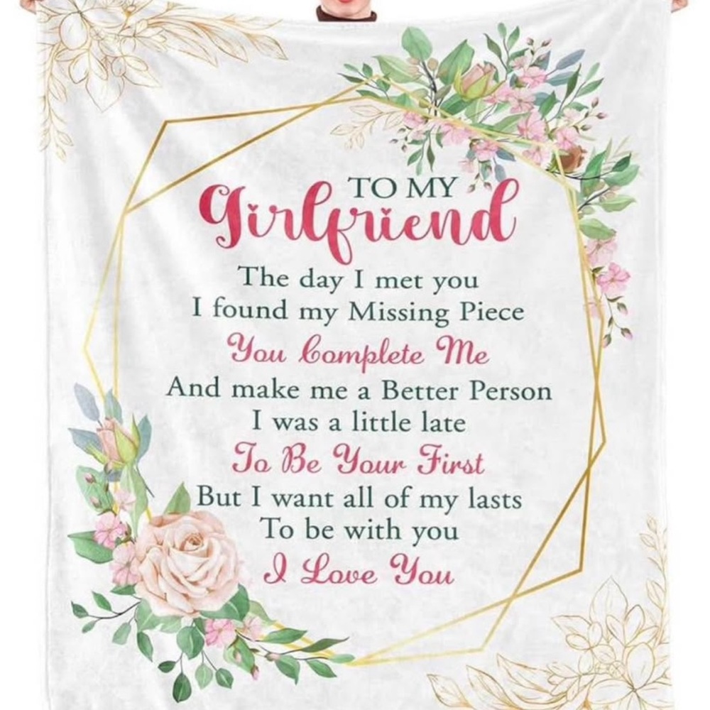 Floral Girlfriend Blanket